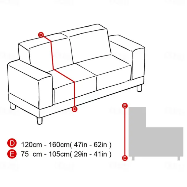 Velvet Sofa Slipcover Burgundy Stretch Couch Covers for Cushion Couch Thick Soft Sofa Cover Washable Furniture Protector, Couch Covers for Dogs, Form Fit Couch Slipcover