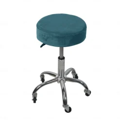 Velvet Universal Round Stool Cover - Bar Round Swivel Chair Cover - Round Barstool Seat Cover - Soft and Durable - Perfect for Protecting and Enhancing Bar Stools