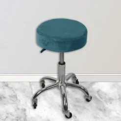 Velvet Universal Round Stool Cover - Bar Round Swivel Chair Cover - Round Barstool Seat Cover - Soft and Durable - Perfect for Protecting and Enhancing Bar Stools