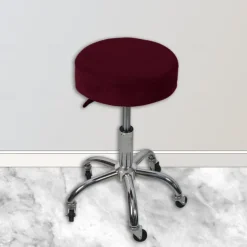Velvet Universal Round Stool Cover - Bar Round Swivel Chair Cover - Round Barstool Seat Cover - Soft and Durable - Perfect for Protecting and Enhancing Bar Stools