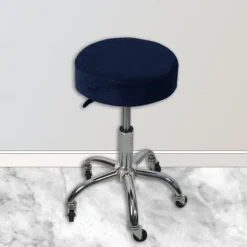 Velvet Universal Round Stool Cover - Bar Round Swivel Chair Cover - Round Barstool Seat Cover - Soft and Durable - Perfect for Protecting and Enhancing Bar Stools