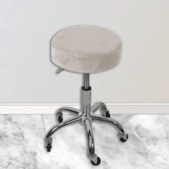 Velvet Universal Round Stool Cover - Bar Round Swivel Chair Cover - Round Barstool Seat Cover - Soft and Durable - Perfect for Protecting and Enhancing Bar Stools