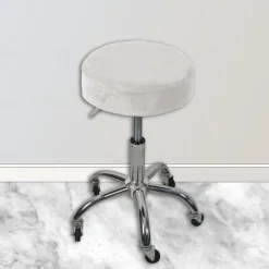 Velvet Universal Round Stool Cover - Bar Round Swivel Chair Cover - Round Barstool Seat Cover - Soft and Durable - Perfect for Protecting and Enhancing Bar Stools