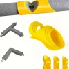 Versatile 3-Pack Plastic Pipe Insulation Cutter Set - Easy Cut Foam Tool for 41mm, 46mm, 53mm Pipes - Residential, Industrial & Commercial Insulation