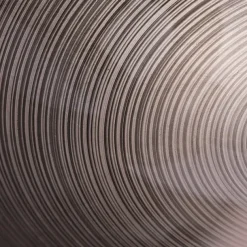 Vessle Sink Circular Stripe Design Basin Modern Tempered Glass Vessel Sink for Bathroom Bathroom Sink Set with Vintage Faucet