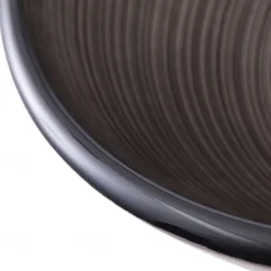 Vessle Sink Circular Stripe Design Basin Modern Tempered Glass Vessel Sink for Bathroom Bathroom Sink Set with Vintage Faucet