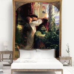 Victorian Hanging Tapestry Wall Art Decor Photograph Backdrop Blanket Curtain Home Bedroom Living Room Decoration