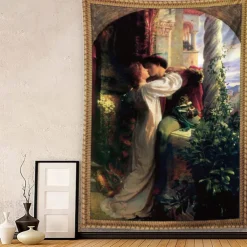 Victorian Hanging Tapestry Wall Art Decor Photograph Backdrop Blanket Curtain Home Bedroom Living Room Decoration