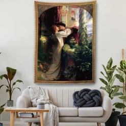 Victorian Hanging Tapestry Wall Art Decor Photograph Backdrop Blanket Curtain Home Bedroom Living Room Decoration