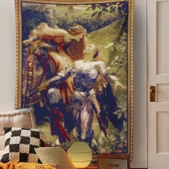 Victorian Hanging Tapestry Wall Art Decor Photograph Backdrop Blanket Curtain Home Bedroom Living Room Decoration