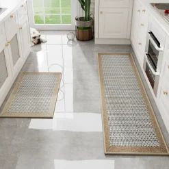 Vintage Area Rug Kitchen Mat Non-Slip Oil Sunction Floor Mat Livingroom Rug Indoor Outdoor Mat Bedroom Decor Bathroom Mat Entrance Rug Door Mat