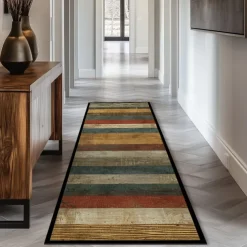 Vintage Boho Shaggy Hallway Runner Rug Soft, Non-Slip Washable Entryway Mat, Farmhouse Kitchen, Bathroom, Bedroom Area Carpet