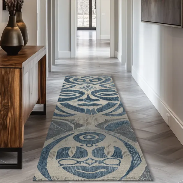 Vintage Boho Shaggy Hallway Runner Rug Soft, Non-Slip Washable Entryway Mat, Farmhouse Kitchen, Bathroom, Bedroom Area Carpet