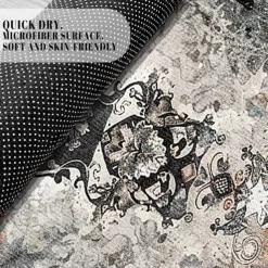 Vintage Boho Shaggy Hallway Runner Rug Soft, Non-Slip Washable Entryway Mat, Farmhouse Kitchen, Bathroom, Bedroom Area Carpet