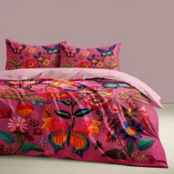 Vintage Butterfly Pattern Duvet Cover Set Set Soft 3-Piece Luxury Cotton Bedding Set Home Decor Gift King Queen Duvet Cover