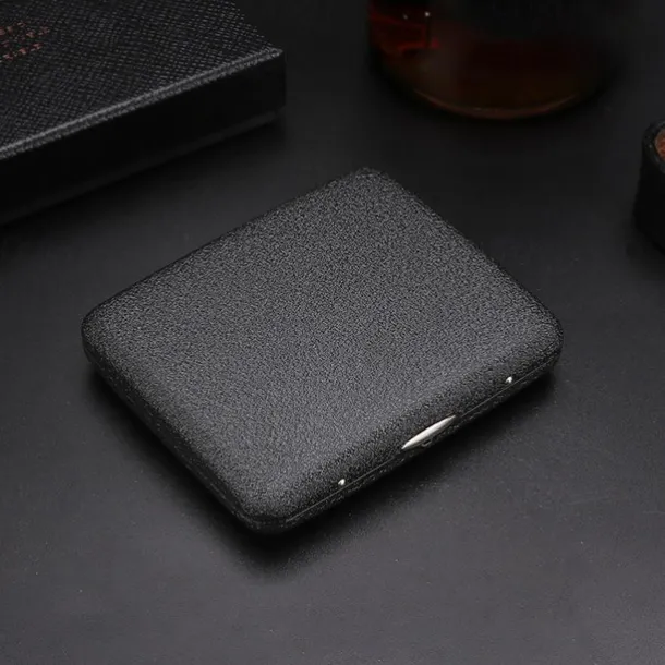 Vintage Cigarette Case with Both Sides Open to Support Generation of Bronze Condensed Flower Metal Flip-top Carved(Can Hold 20 Cigarette)