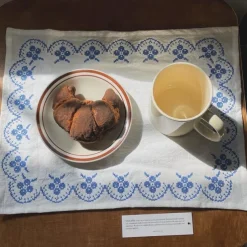 Vintage French Pastoral Style Pure Cotton Embroidered Placemats, Tablecloths, Napkins, Dessert Shops, Props, Desktop Decorations, Background Fabrics