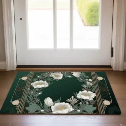 Vintage Lily Doormat Floor Mats Washable Rugs Kitchen Mat Non-Slip Oil Proof Rug Indoor Outdoor Mat Bedroom Decor Bathroom Mat Entrance Rug