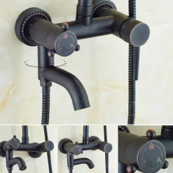 Vintage Shower Faucet Set, Shower System 8