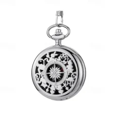 Vintage Style Compass Pocket Watch Essential Equipment for Outdoor Mountaineering and Exploration Adventures
