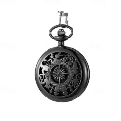 Vintage Style Compass Pocket Watch Essential Equipment for Outdoor Mountaineering and Exploration Adventures