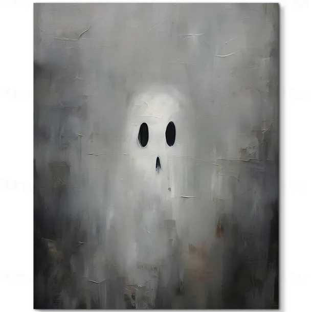 Vintage Witch Forest Painting Poster Halloween Wall Decoration Print Witch Canvas Print Halloween Wall Art Aesthetic