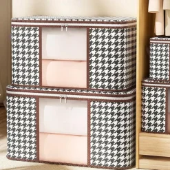 Visual Clothes Storage Bag Wardrobe Sorting Storage Box Portable Storage Bag Winter Quilt Storage Box