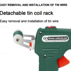 60W Automatic Soldering Gun Kit - Perfect for Electronics Projects