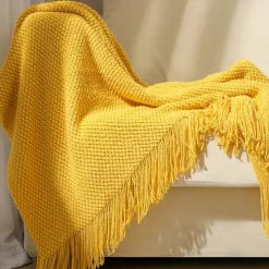Waffle Weave Blanket Soft and Textured Design for Ultimate Comfort Lightweight and Breathable Perfect for All-Season Use Adds a Minimalist and Stylish Touch to Your Home Durable and Easy to Maintain
