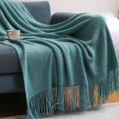 Waffle Weave Blanket Soft and Textured Design for Ultimate Comfort Lightweight and Breathable Perfect for All-Season Use Adds a Minimalist and Stylish Touch to Your Home Durable and Easy to Maintain