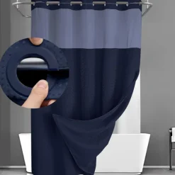 Waffle Weave Shower Curtain 180cm*180cm(70