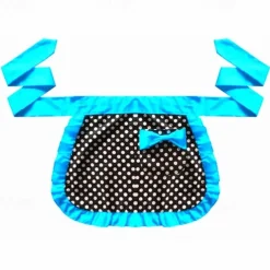 Waist Apron Black Chef Apron For Women and Men, Cotton Canvas Kitchen Cooking Apron, Personalised Gardening Apron with Pocket, Cross Back Heavy Duty Adjustable