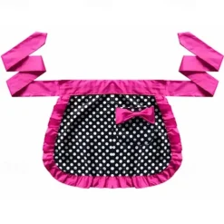 Waist Apron Black Chef Apron For Women and Men, Cotton Canvas Kitchen Cooking Apron, Personalised Gardening Apron with Pocket, Cross Back Heavy Duty Adjustable