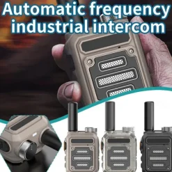 Walkie-Talkies Waterproof & Shock Resistant , Rechargeable Long Range, Mini Instant 2 Way Radios