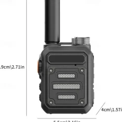 Walkie-Talkies Waterproof & Shock Resistant , Rechargeable Long Range, Mini Instant 2 Way Radios