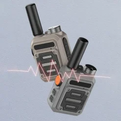 Walkie-Talkies Waterproof & Shock Resistant , Rechargeable Long Range, Mini Instant 2 Way Radios