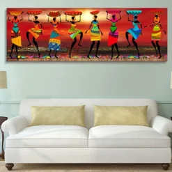 Wall Art Canvas Poster Painting Artwork Picture People Home Decoration Decor Rolled Canvas No Frame Unframed Unstretched