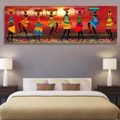 Wall Art Canvas Poster Painting Artwork Picture People Home Decoration Decor Rolled Canvas No Frame Unframed Unstretched