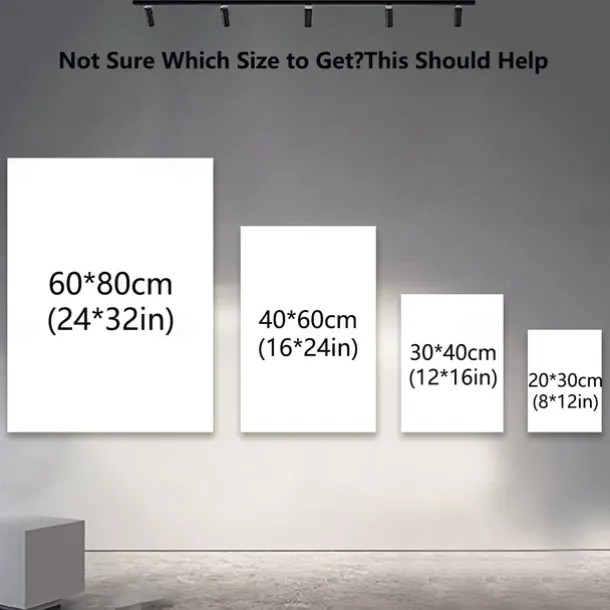 Wall Art Canvas Prints Animal City View Home Decoration Decor Rolled Canvas No Frame Unframed Unstretched