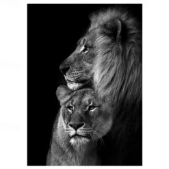 Wall Art Canvas Prints Animals Home Decoration Decor Rolled Canvas No Frame Unframed Unstretched