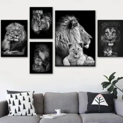 Wall Art Canvas Prints Animals Home Decoration Decor Rolled Canvas No Frame Unframed Unstretched