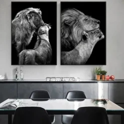 Wall Art Canvas Prints Animals Home Decoration Decor Rolled Canvas No Frame Unframed Unstretched