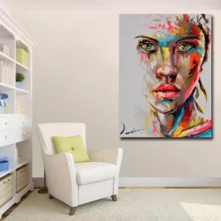 Wall Art Canvas Prints Painting Artwork Picture People Home Decoration Decor Rolled Canvas No Frame Unframed Unstretched