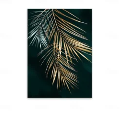 Wall Art Canvas Prints Painting Artwork Picture Floral Botanical Gold Home Decoration Dcor Rolled Canvas No Frame Unframed Unstretched