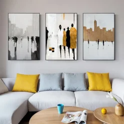 Wall Art Canvas Prints Painting Artwork Picture People Architecture Home Decoration Dcor Rolled Canvas No Frame Unframed Unstretched
