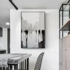 Wall Art Canvas Prints Painting Artwork Picture People Architecture Home Decoration Dcor Rolled Canvas No Frame Unframed Unstretched