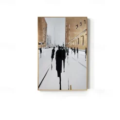 Wall Art Canvas Prints Painting Artwork Picture People Architecture Home Decoration Dcor Rolled Canvas No Frame Unframed Unstretched