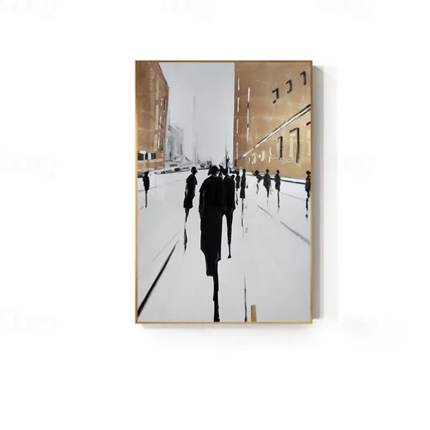 Wall Art Canvas Prints Painting Artwork Picture People Architecture Home Decoration Dcor Rolled Canvas No Frame Unframed Unstretched