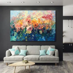Wall Art Canvas Prints Painting Artwork Picture Abstract Knife PaintingFlower Landscape Home Decoration Decor Rolled Canvas No Frame Unframed Unstretched