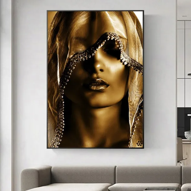 Wall Art Canvas Prints People Woman Home Decoration Decor Rolled Canvas No Frame Unframed Unstretched
